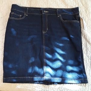 Jean pencil skirt